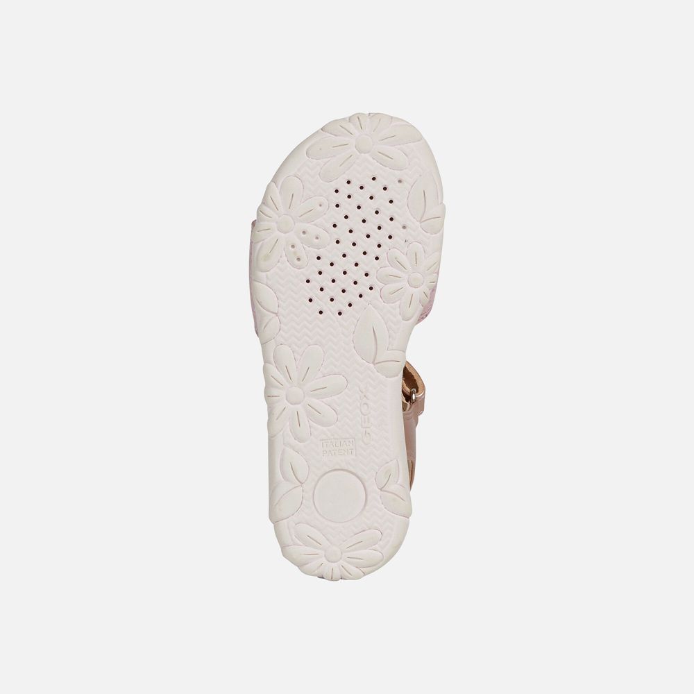 Geox Kiz Çocuk Sandalet Pembe - Haiti - VLB-763594